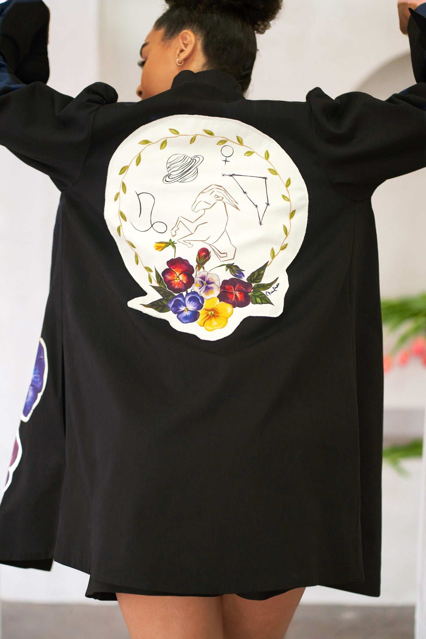 Women Capricorn Zodiac Flared Jacket – (December 22 - January 19)