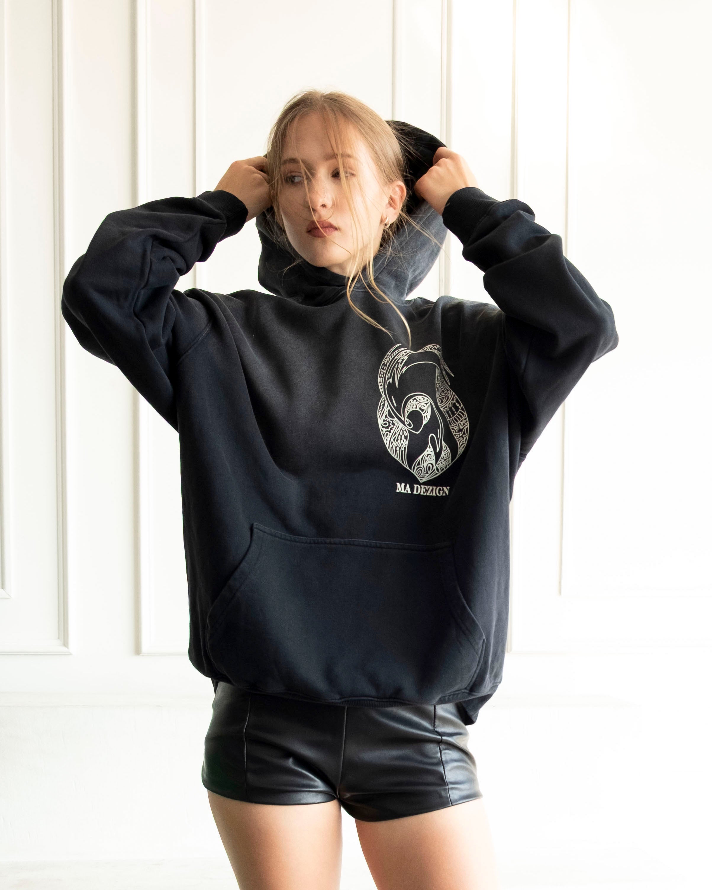 Sun-Faded Graphic Hoodie