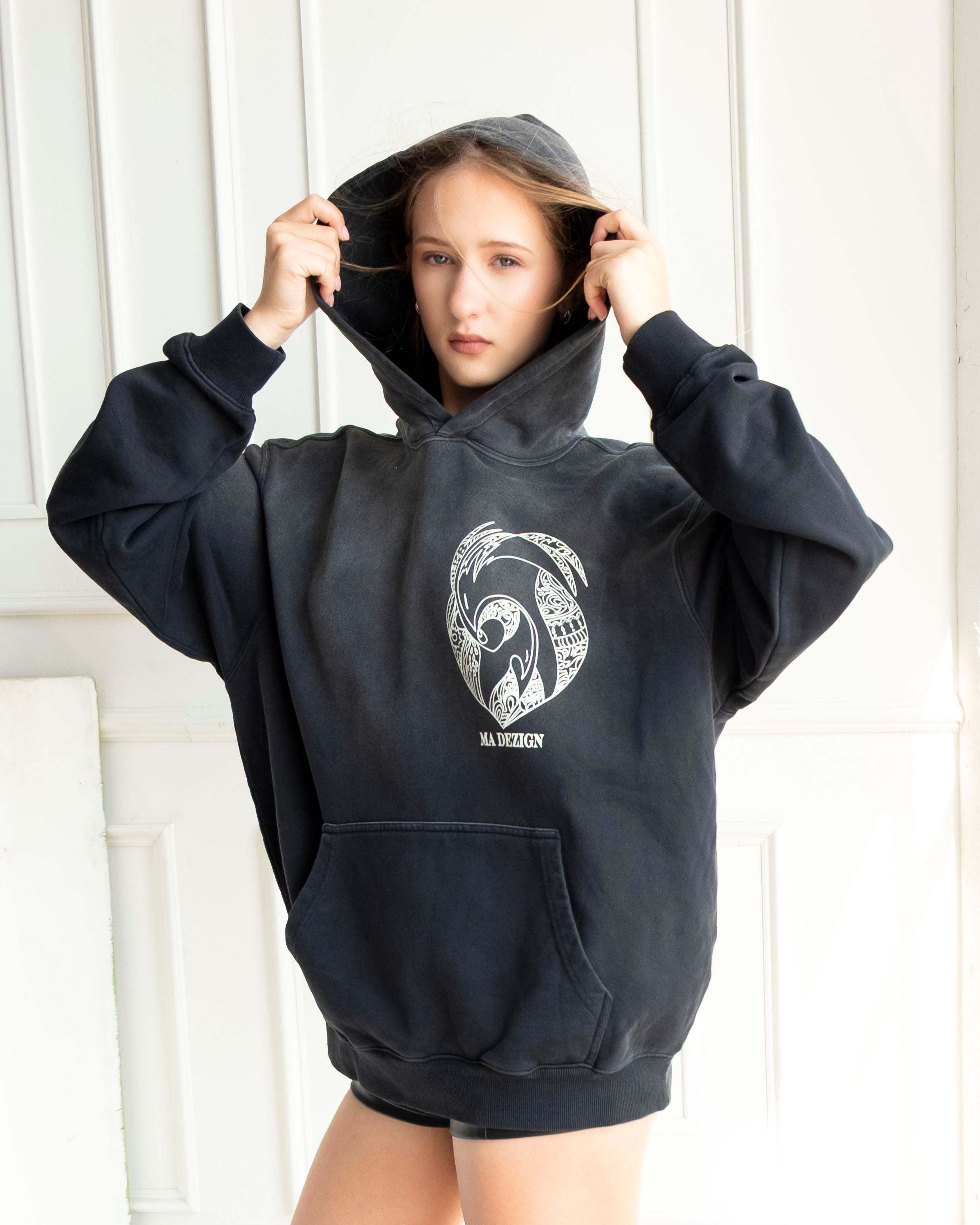 Sun-Faded Graphic Hoodie