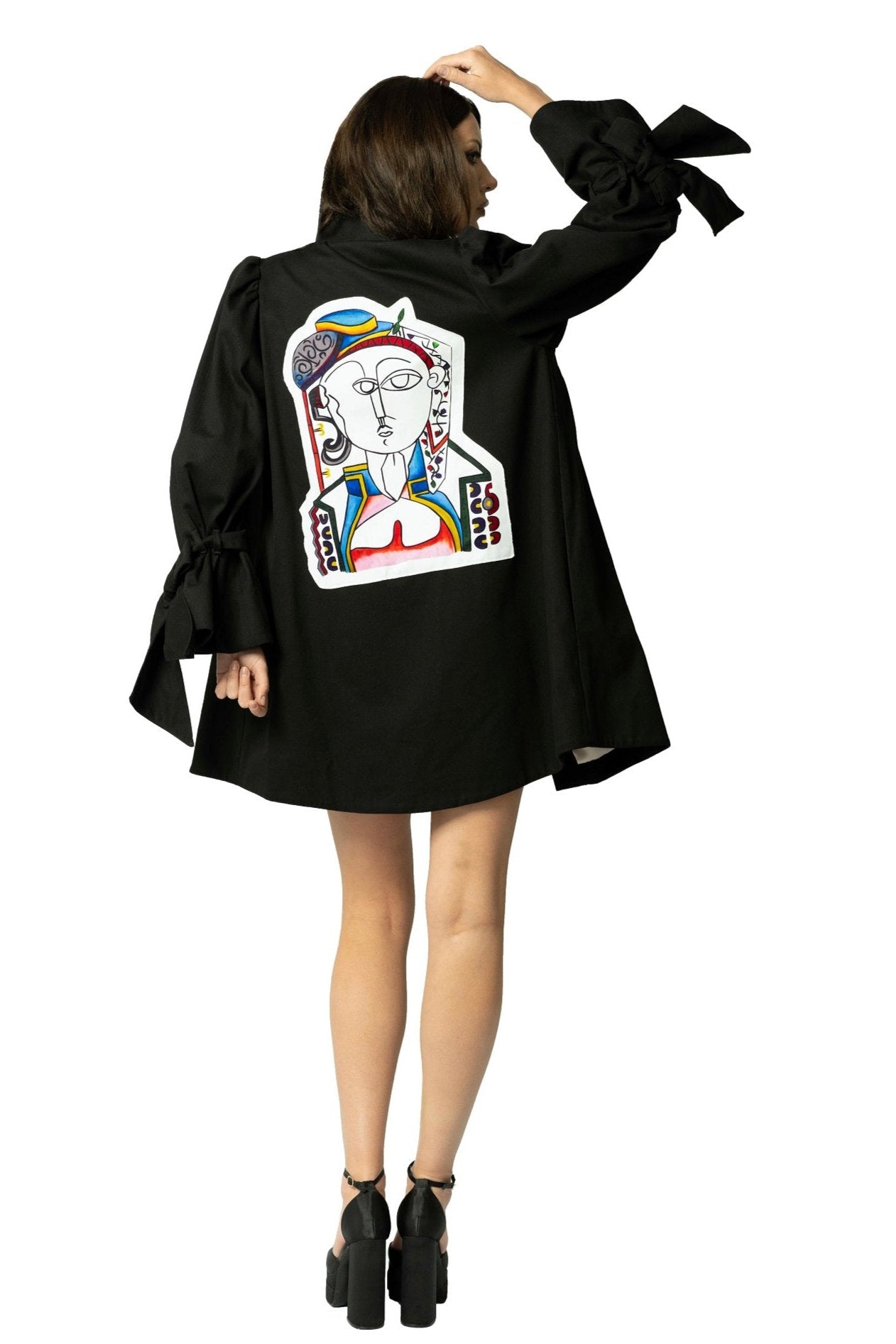 Picasso The Queen Masterpiece Jacket – Artistic Statement Women's Outerwear