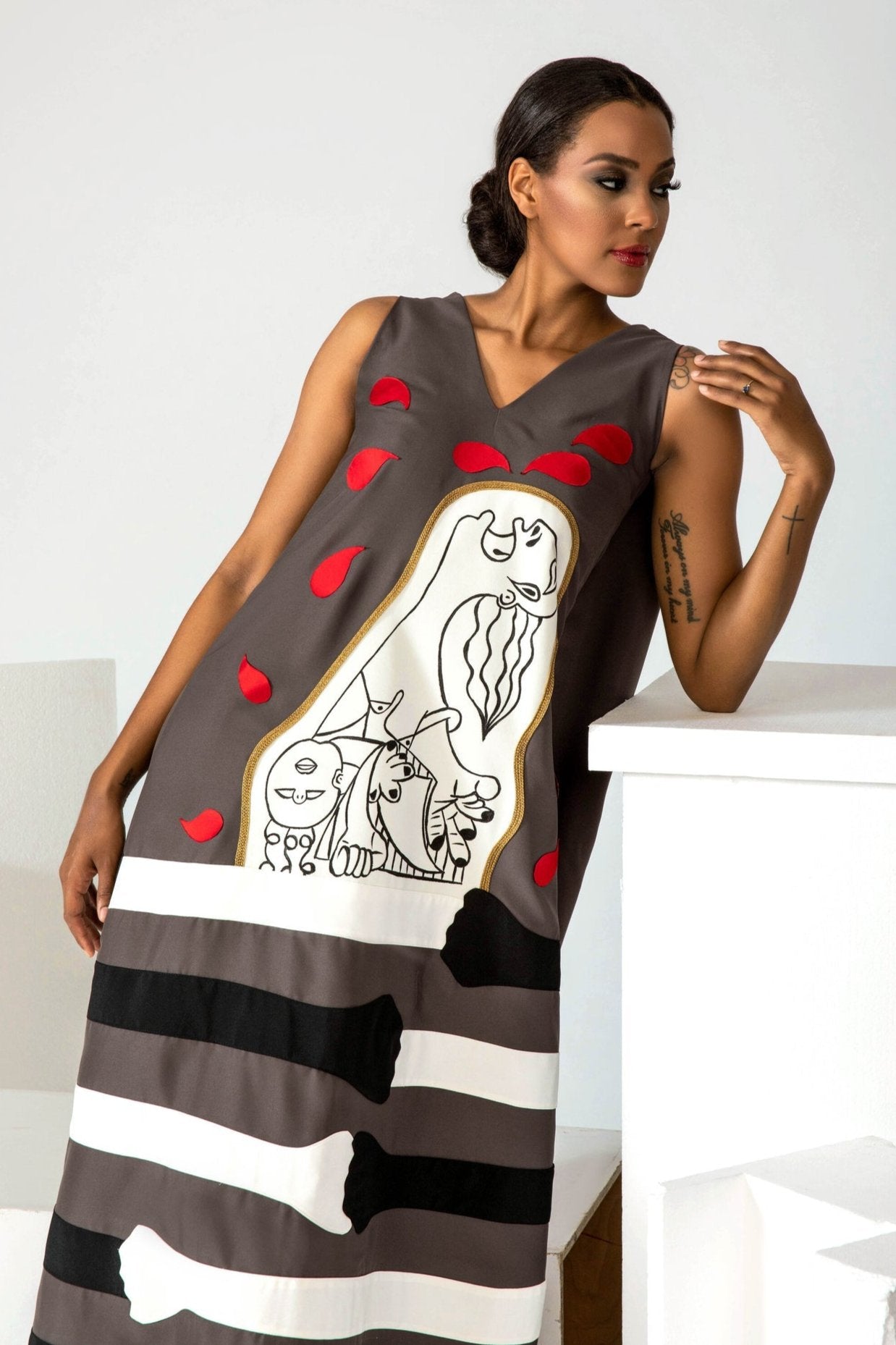 Crying Woman for Peace Gown