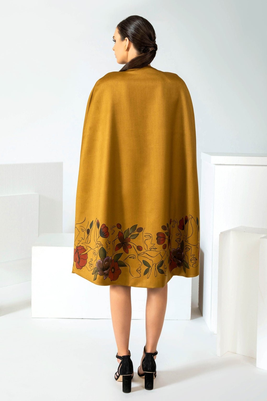 World in Peace Silk Cape Trendy Los Angeles