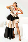 Peace Garden Ruffled Dress