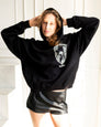 Miniature Birds Cropped Hoodie