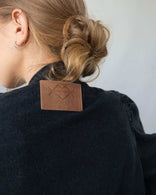 Gray Atelier Flare Denim Jacket with patchwork detailing and voluminous sleeves made from 100% washed cotton denim